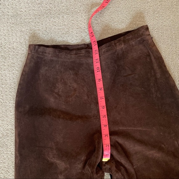 Vintage Genuine Suede Stitch Detail Pants - Picture 12 of 15